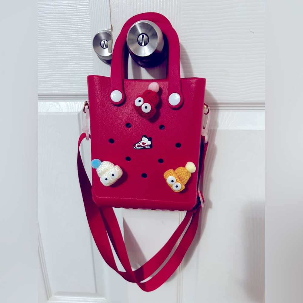 little red bag  for your princess! Perfect size for a midsize stuffed animal